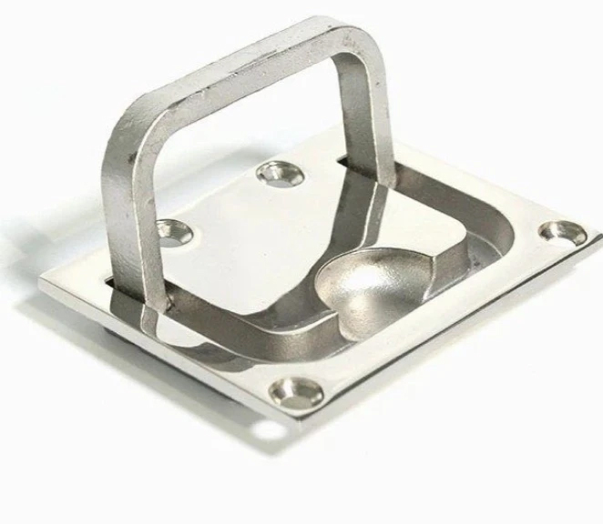 Marine Boat Hatch Ring Handle (50*41mm)Flush Lift Ring Floor  Hands Handle 