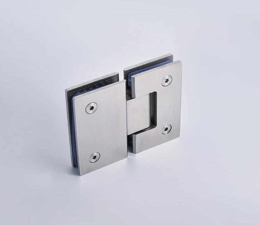 180 Degree Stainless Steel Shower Door Glass Hinge Door Bracket Hardware 