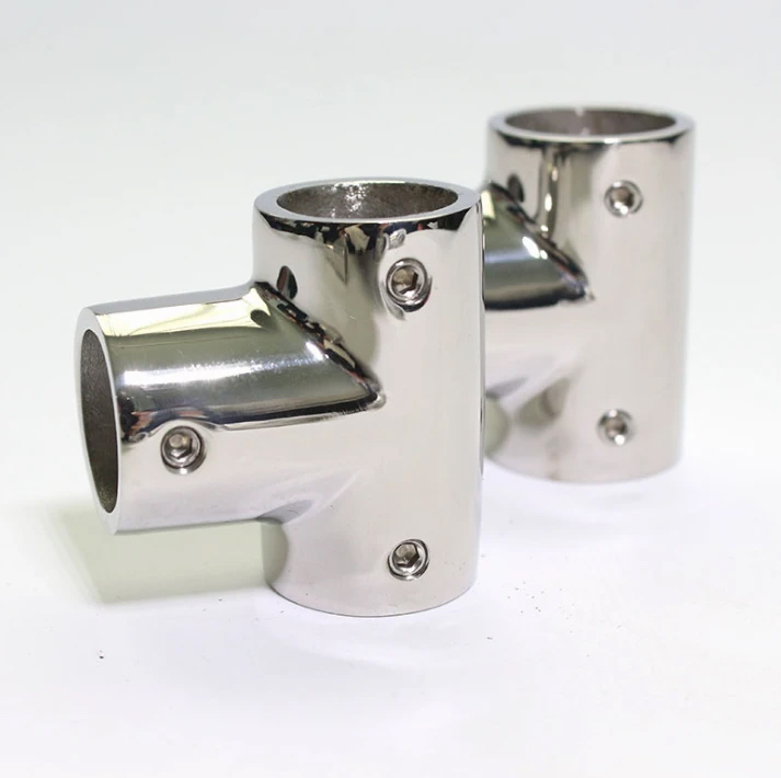 Tee Joint  T-Junction 90 degree (22mm&25mm) Stainless Steel Marine Yacht Tube Fittings