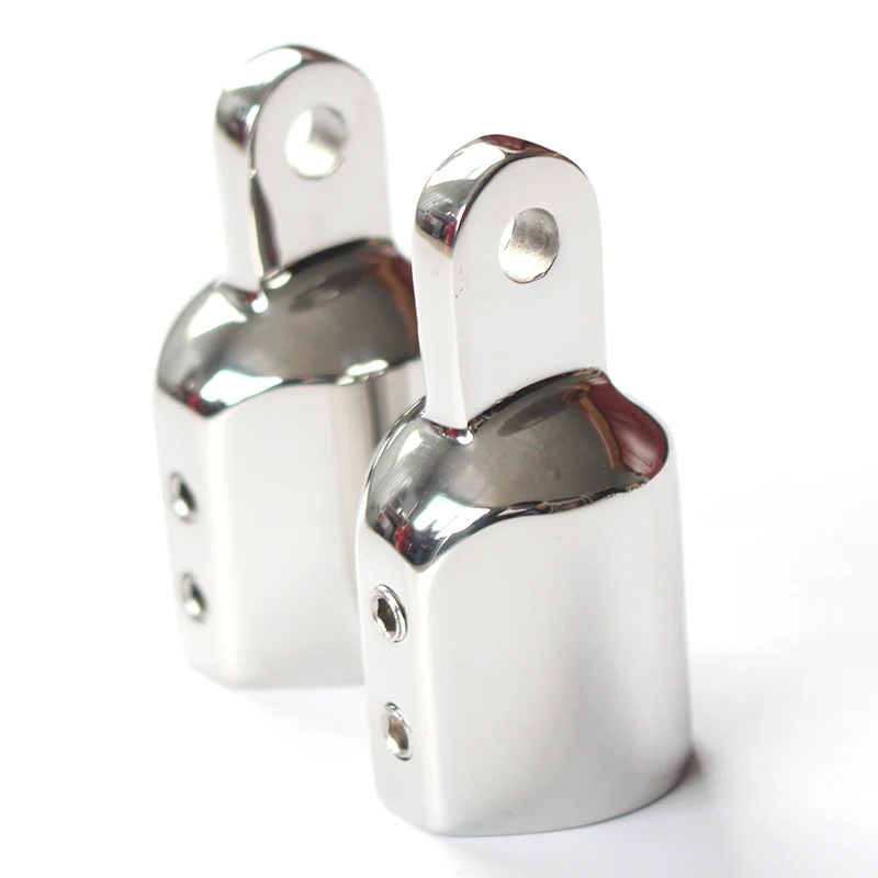Investment Casting Stainless Steel Sunshade Hardware Top Cap /Eye End  / Bimini Fitting 