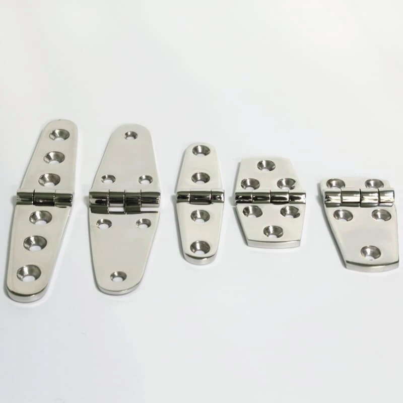   Stainless Steel Boat Marine Grade Hinge Hardware Heavy Duty Fine Polished 