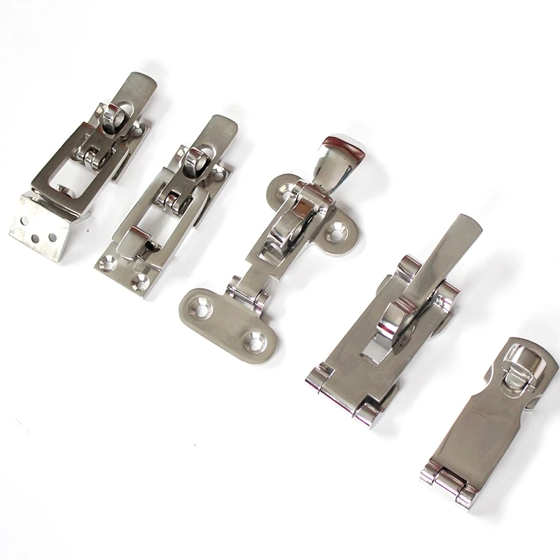 Polished  Stainless Steel Latch Locker Hatch Hinge/ Boat Locker Clamp Hardware /Hatch Lock Hinge 