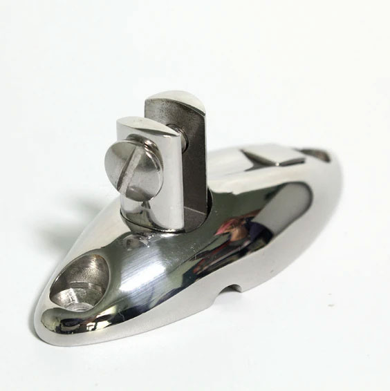 Marine Grade Stainless Steel Cast Revolving Deck Polished Hinge (82*32mm) Boat Marine Hardware